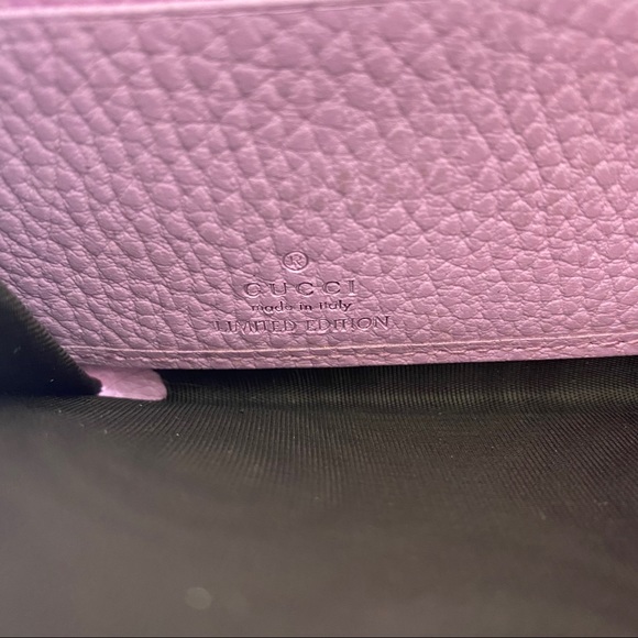 Gucci Limited Ed. Marmont Bosco Pink Zip Wallet - Picture 8 of 11